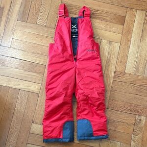 Arctix Red Youth Snow Bibs